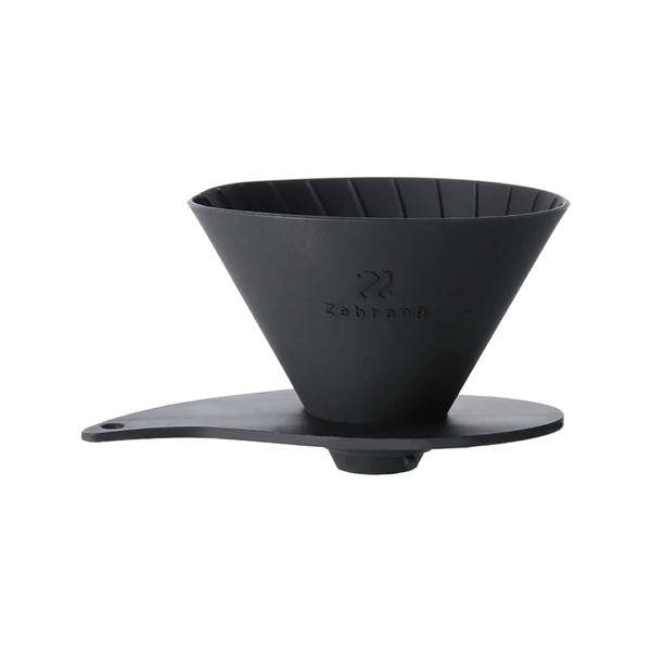 HARIO ZEBRANG V60 SILICONE FLAT DRIPPER (BLK)